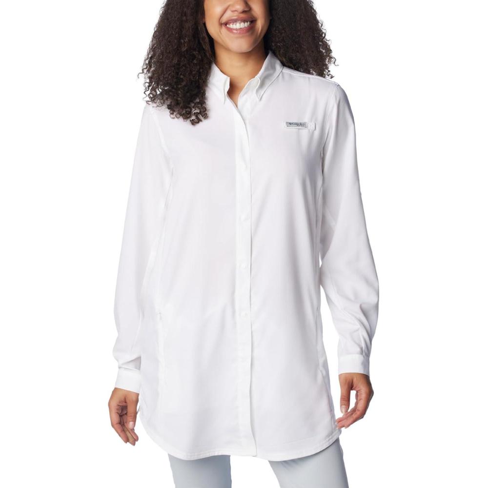imageColumbia Womens Tamiami Long Sleeve TunicWhite