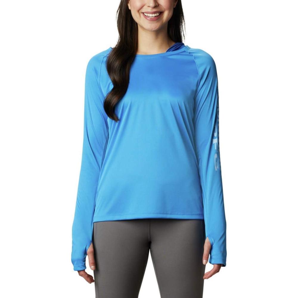 imageColumbia Womens Tidal Tee HoodieAzure BlueAir Logo