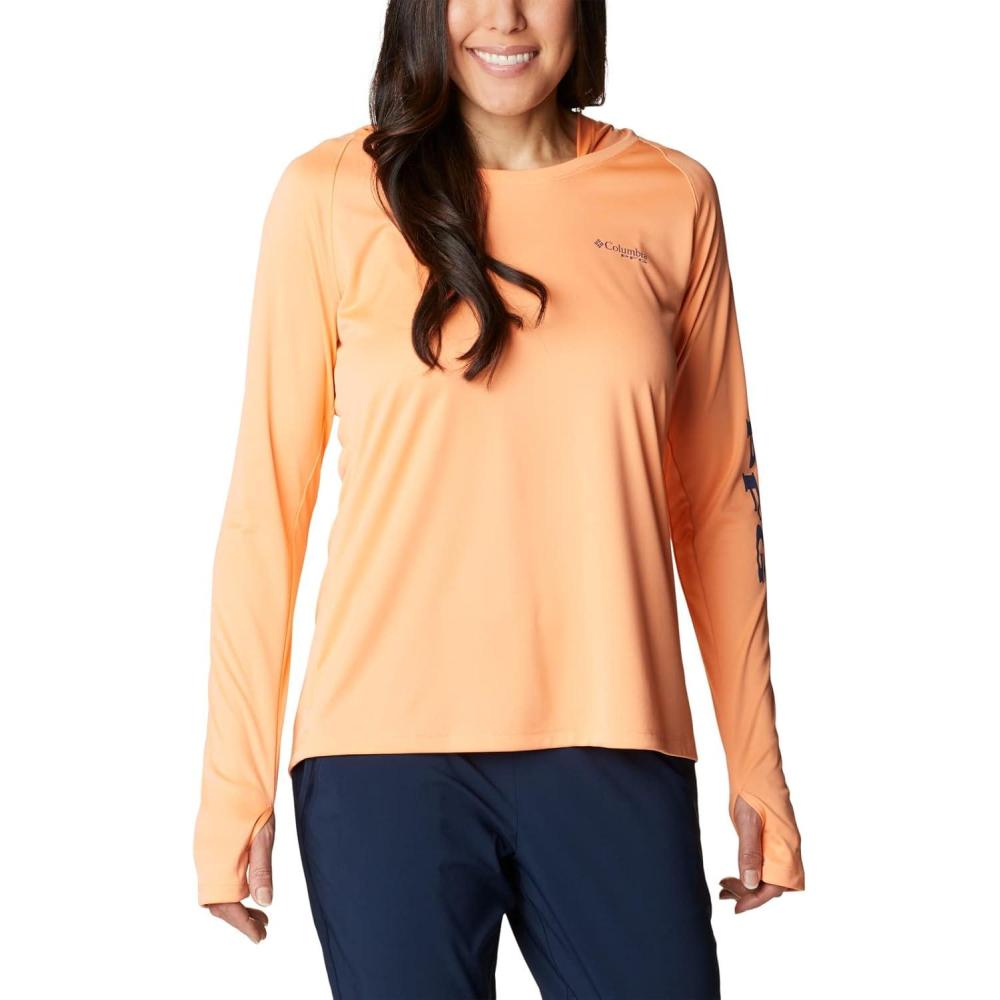 imageColumbia Womens Tidal Tee HoodieBright NectarCarbon Logo
