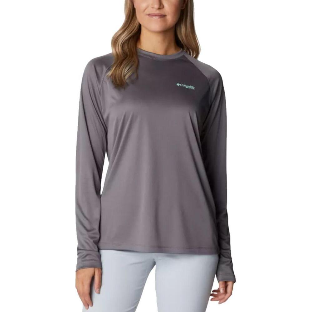 imageColumbia Womens Tidal Tee HoodieCity GreyMint Cay Logo