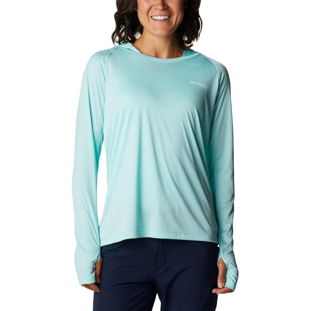 imageColumbia Womens Tidal Tee HoodieGulf StreamWhite Logo