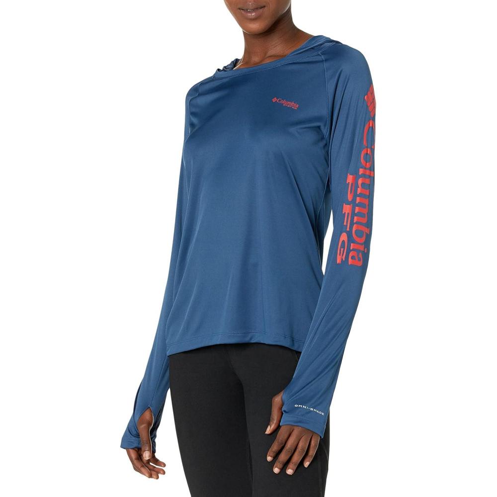 imageColumbia Womens Tidal Tee HoodieHarbor BlueKing Crab Logo