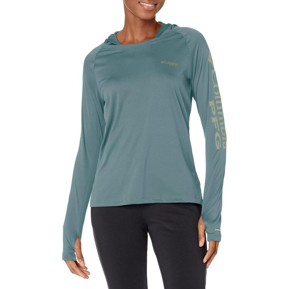 imageColumbia Womens Tidal Tee HoodieMetalSafari Logo