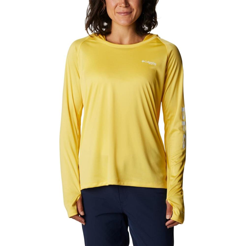imageColumbia Womens Tidal Tee HoodieSun GlowWhite Logo