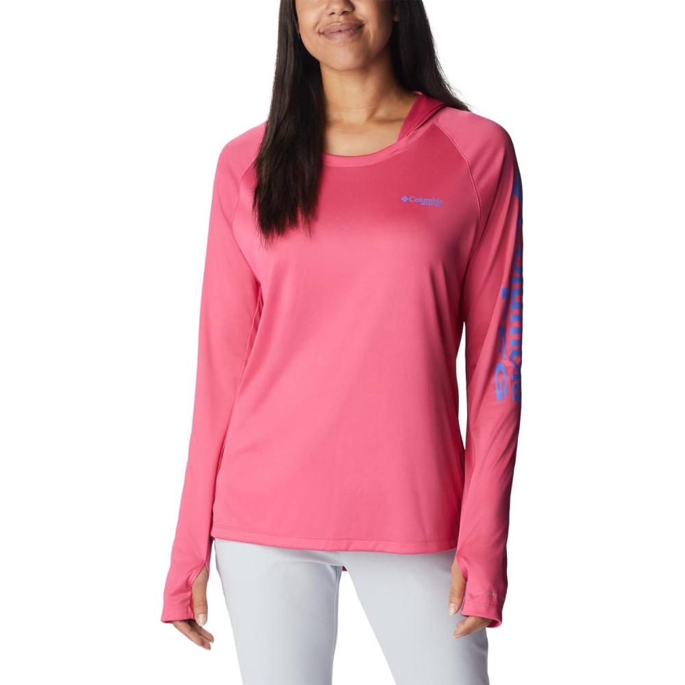 imageColumbia Womens Tidal Tee HoodieUltra PinkViolet Sea Logo