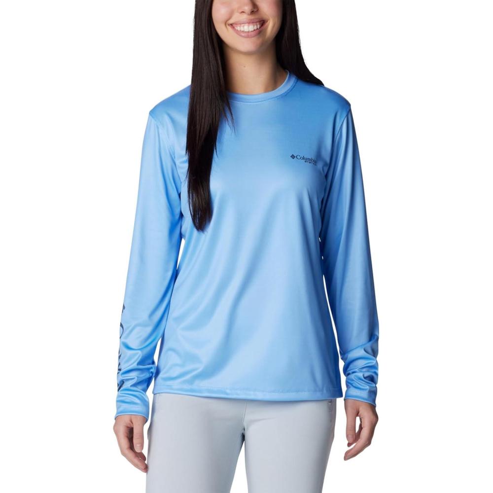 imageColumbia Womens Tidal Tee PFG Sun UpWhite CapQuit Wishin