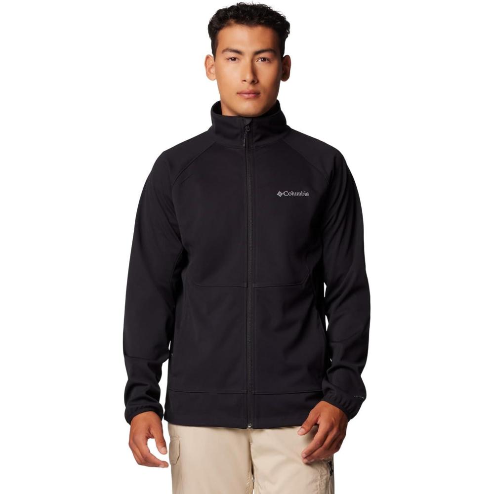imageColumbia mens Outdoor Tracks Full Zip IiBlackCity Grey