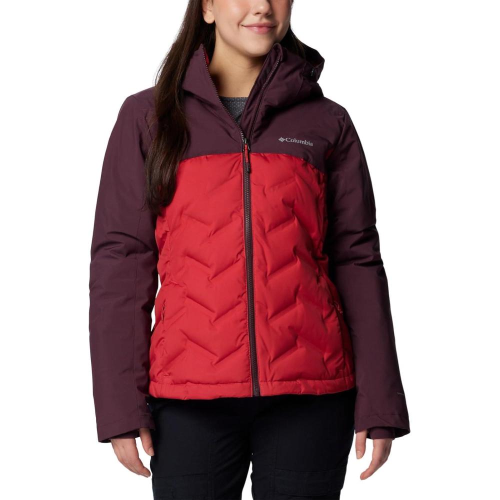 imageColumbia womens Grand Trek III Down JacketDaredevilMoonvista