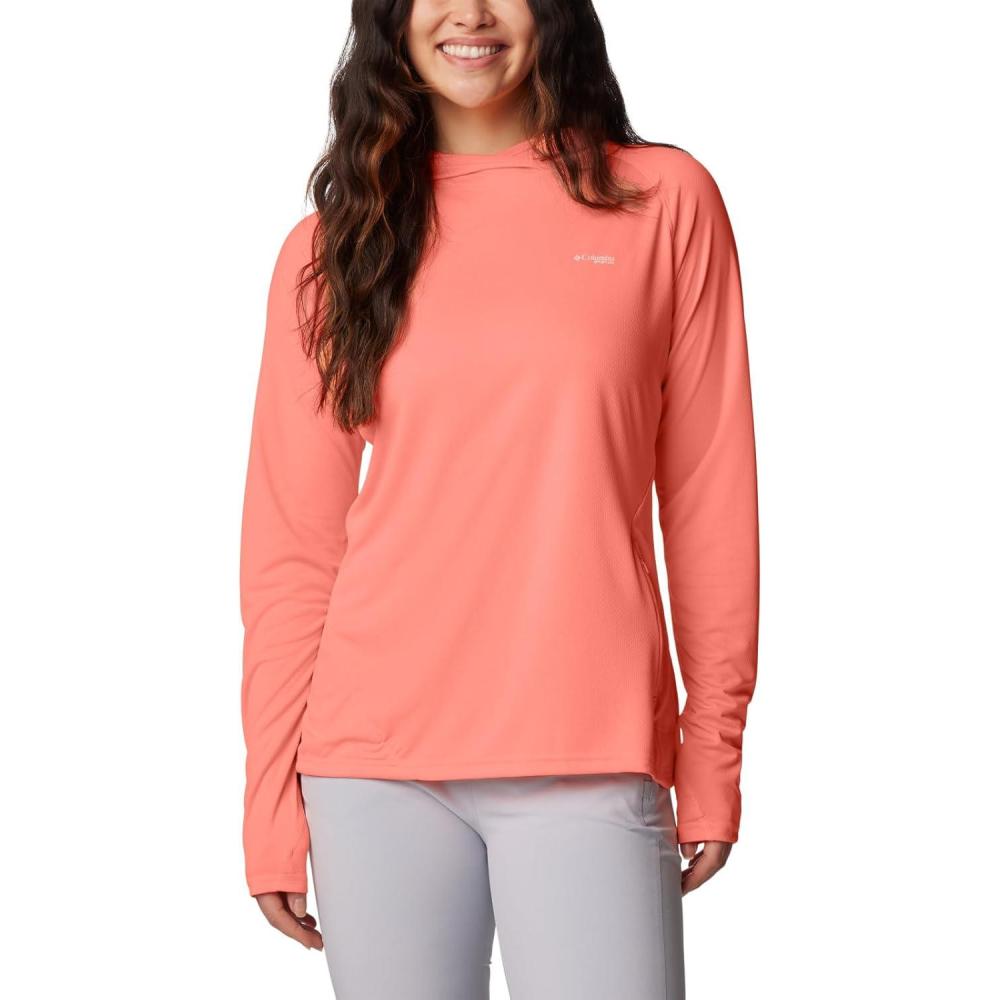 imageColumbia womens Pfg Solar Stream Elite HoodieTiki Pink