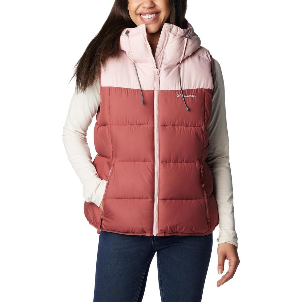 imageColumbia womens Pike Lake II Insulated VestBeetroot Dusty Pink