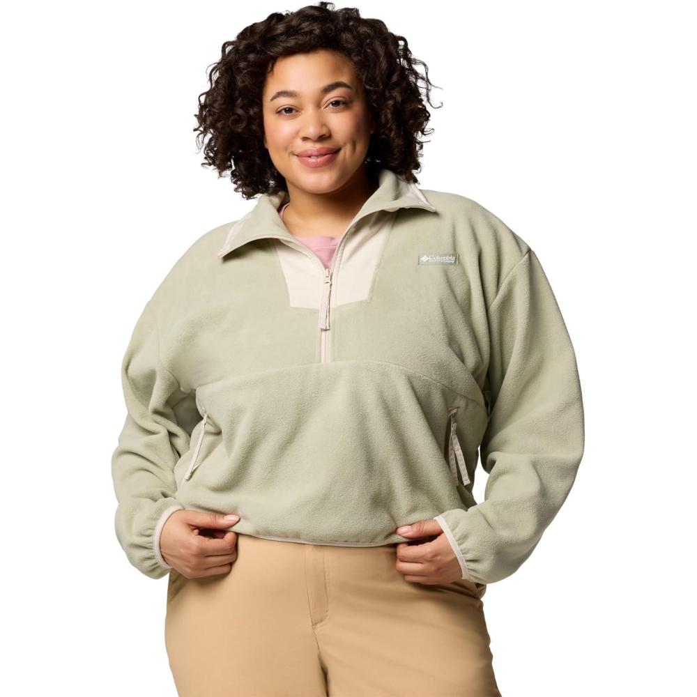 imageColumbia womens Sequoia Grove Half Zip FleeceSafariDark Stone