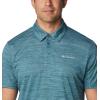 Columbia Mens Alpine Chill Zero Polo(Cloudburst Heather)