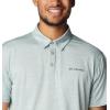 Columbia Mens Alpine Chill Zero Polo(Niagara Heather)