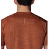 Columbia Mens Alpine Chill Zero Short Sleeve Crew(Auburn Heather)