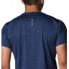 Columbia Mens Alpine Chill Zero Short Sleeve Crew(Collegiate Navy Heather)