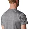 Columbia Mens Alpine Chill Zero Short Sleeve Crew(Columbia Grey Heather)