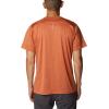 Columbia Mens Alpine Chill Zero Short Sleeve Crew(Desert Orange Heather)
