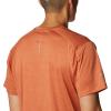 Columbia Mens Alpine Chill Zero Short Sleeve Crew(Desert Orange Heather)
