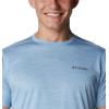 Columbia Mens Alpine Chill Zero Short Sleeve Crew(Jet Stream Heather)
