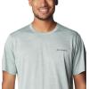 Columbia Mens Alpine Chill Zero Short Sleeve Crew(Niagara Heather)