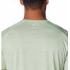 Columbia Mens Alpine Chill Zero Short Sleeve Crew(Sage Leaf Heather)
