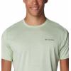 Columbia Mens Alpine Chill Zero Short Sleeve Crew(Sage Leaf Heather)