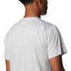 Columbia Mens Alpine Chill Zero Short Sleeve Crew(White Heather)