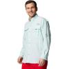 Columbia Mens Bahama Ii Long Sleeve Shirt(Icy Morn)