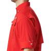 Columbia Mens Bahama Ii Long Sleeve Shirt(Red Spark)