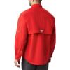 Columbia Mens Bahama Ii Long Sleeve Shirt(Red Spark)