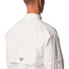 Columbia Mens Bahama Ii Long Sleeve Shirt(White)