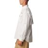 Columbia Mens Bahama Ii Long Sleeve Shirt(White)