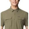 Columbia Men’s Canyon Gate Utility Short Sleeve(Stone Green)