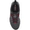 Columbia Men’s Granite Trail Waterproof Shoe(Shark/Mountain Red)