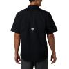 Columbia Mens Low Drag Offshore Short Sleeve Shirt(Black)