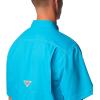 Columbia Mens Low Drag Offshore Short Sleeve Shirt(Ocean Blue)