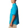 Columbia Mens Low Drag Offshore Short Sleeve Shirt(Ocean Blue)