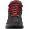 Columbia Men’s Newton Ridge Plus II Waterproof Hiking Boots(Black  Mountain Red)
