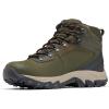 Columbia Men’s Newton Ridge Plus II Waterproof Hiking Boots(Deep Olive/Desert Sun)