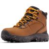 Columbia Men’s Newton Ridge Plus II Waterproof Hiking Boots(Light Brown  Black)