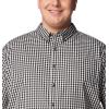 Columbia Men’s Rapid Rivers II Short Sleeve Shirt(Black Gingham)