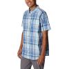 Columbia Men’s Rapid Rivers II Short Sleeve Shirt(Bright Indigo Multi Plaid)