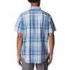 Columbia Men’s Rapid Rivers II Short Sleeve Shirt(Bright Indigo Multi Plaid)
