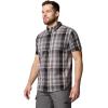 Columbia Men’s Rapid Rivers II Short Sleeve Shirt(City Grey Multi Plaid)