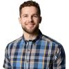 Columbia Men’s Rapid Rivers II Short Sleeve Shirt(Collegiate Navy Multi Plaid)