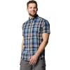 Columbia Men’s Rapid Rivers II Short Sleeve Shirt(Collegiate Navy Multi Plaid)