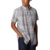 Columbia Men’s Rapid Rivers II Short Sleeve Shirt(Columbia Grey Plaid)