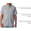 Columbia Men’s Rapid Rivers II Short Sleeve Shirt(Dark Mountain Oxford)
