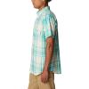Columbia Men’s Rapid Rivers II Short Sleeve Shirt(Ice Green Multi Plaid)