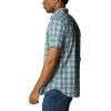 Columbia Men’s Rapid Rivers II Short Sleeve Shirt(Icy Morn Everyday Gingham)